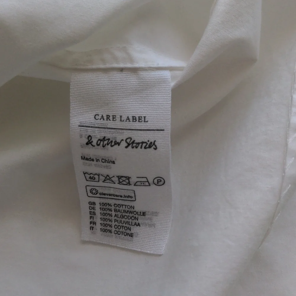 And Other Stories Poplin Collarless Shirt - Picture 8 of 9